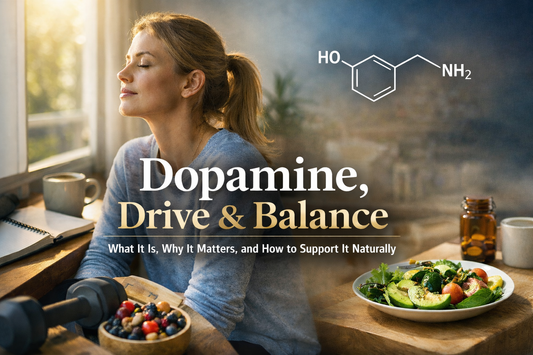 Dopamine, Drive, and Balance: What It Is, Why It Matters, and How to Support It Naturally