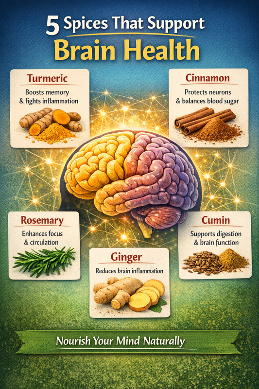 Top 5 Spices for Brain Health and Why They Matter