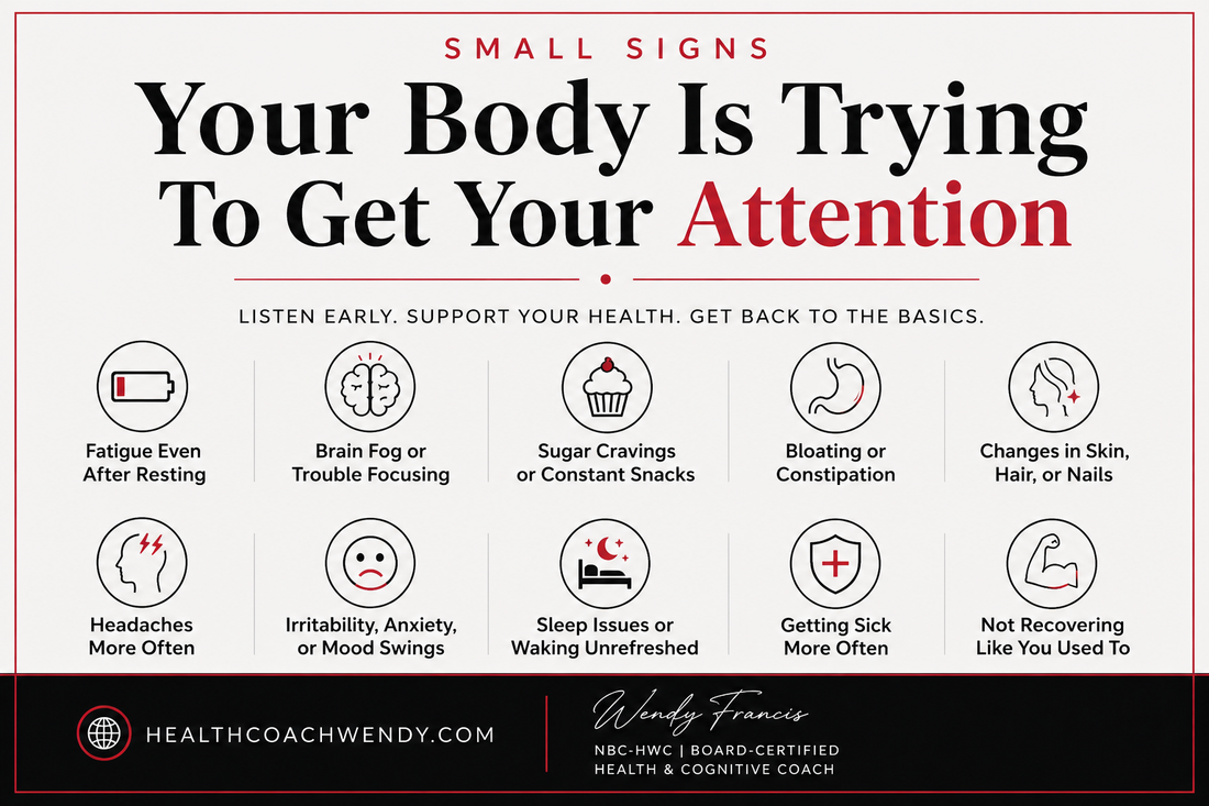Small Signs Your Body Is Trying to Get Your Attention