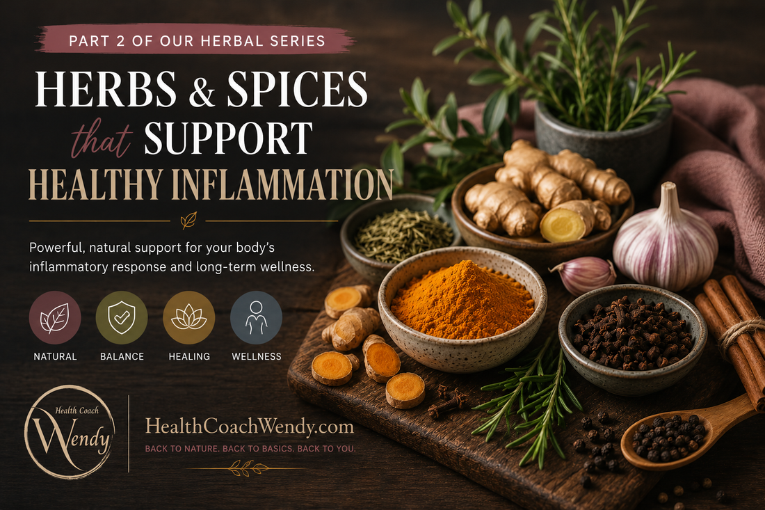 Part 2: Herbs & Spices That Help Support a Healthy Inflammatory Response