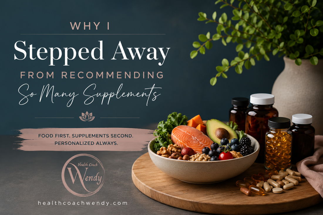 Why I Stepped Away From Recommending So Many Supplements
