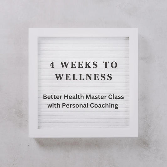 Wellness in 4 Wks Program & Weekly Personalized Coaching